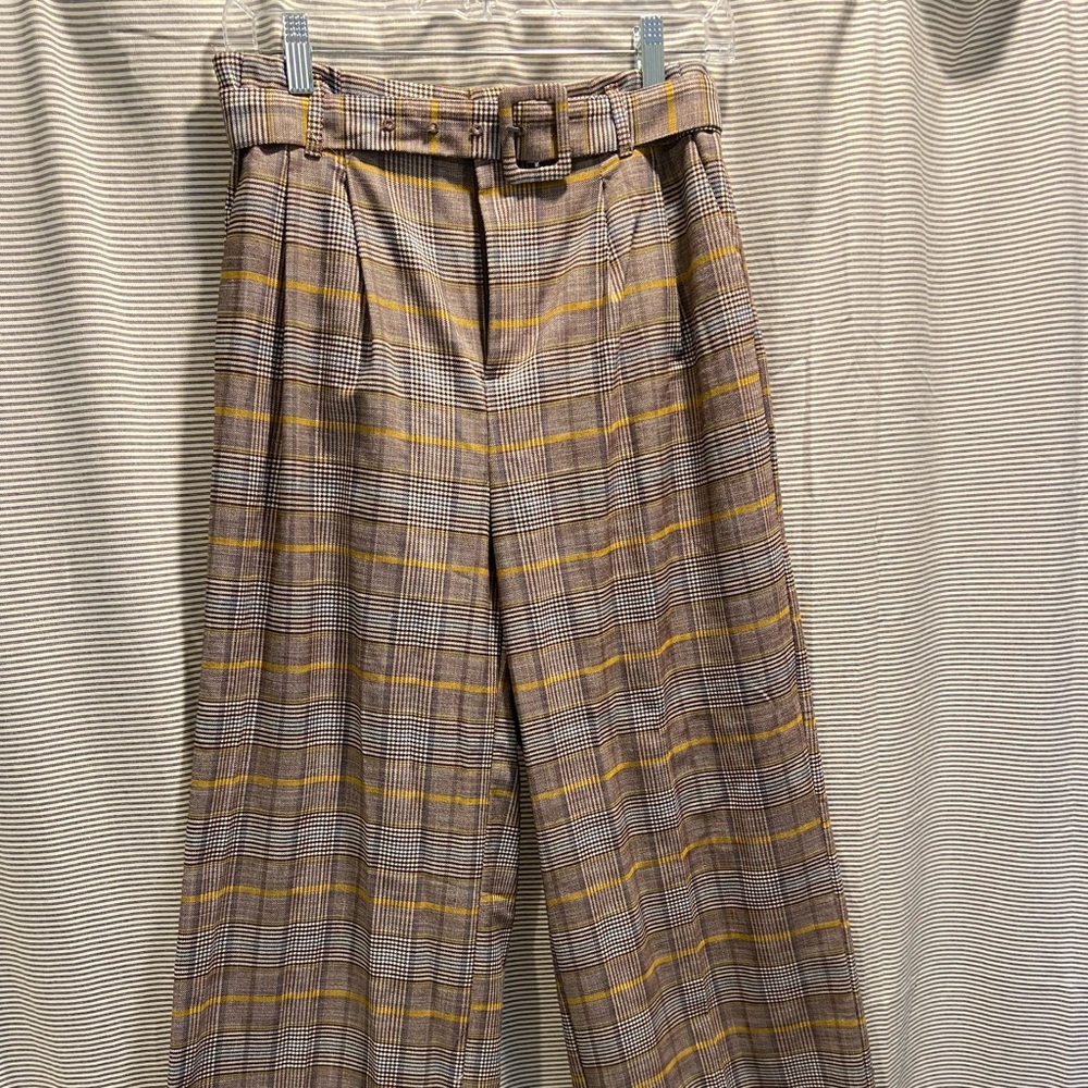 Flowy Belted Long Pants